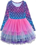 👗 vikita winter sleeve dresses for girls' toddler clothing via dresses logo