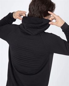 img 3 attached to Apana Hooded Sweatshirt Fitness Ottoman Men's Clothing better for Active