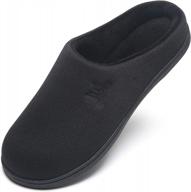 maiitrip men's memory foam slippers for cozy indoor comfort with non-slip soles, sizes 7-17 logo