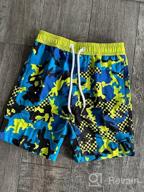 img 1 attached to LUCOWEE Anti Chafe Boys Swim Trunks: Boxer Brief Liner & UPF Quick Dry Technology review by Jason Dennis