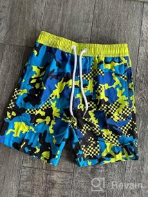 img 6 attached to LUCOWEE Anti Chafe Boys Swim Trunks: Boxer Brief Liner & UPF Quick Dry Technology