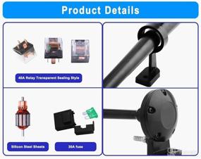 img 1 attached to 🚛 CARFKA Truck Air Horn Kit - 150DB Loud Single Trumpet Train Horns with 120 PSI Air Compressor for Trucks, Boats, and Cars