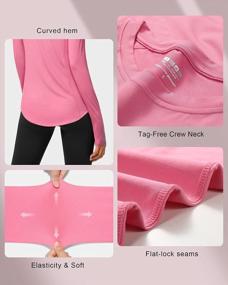 img 1 attached to UV Sun Protection Women'S Long Sleeve Rash Guard Tops For Workout, Swim, And Outdoor Activities - UPF 50+