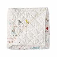 multi quilted nursery blanket by pehr pull toys logo