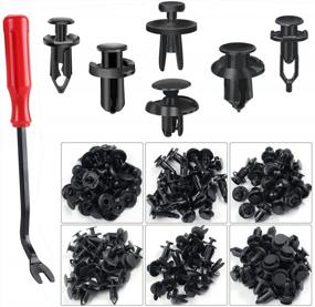 img 4 attached to Secure Your Vehicle With KCRTEK 120 Pcs Nylon Bumper Push Fasteners And Removal Tool For Easy Installation