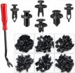 secure your vehicle with kcrtek 120 pcs nylon bumper push fasteners and removal tool for easy installation logo