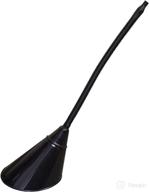 funnel king 94492 2 quart transmission funnel with flexible spout and screen - black paint, multicolor logo