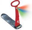experience winter fun with the original led ski skooter: fold-up snowboard kick-scooter for use on snow & grass - the ultimate snow sled and winter toy! logo