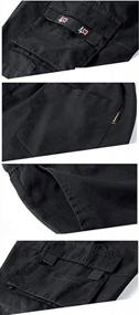 img 1 attached to XinYangNi Женские повседневные шорты для активного отдыха, с эластичным поясом на завязках, свободного кроя из хлопчатобумажной ткани с множеством карманов
