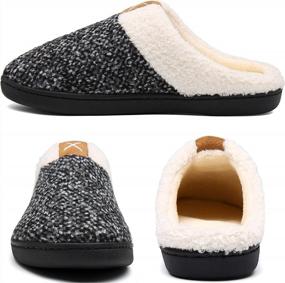 img 2 attached to Stay Cozy And Comfortable With UBFEN'S Memory Foam Slippers For Women And Men - Perfect For Indoors And Outdoors