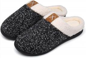 img 4 attached to Stay Cozy And Comfortable With UBFEN'S Memory Foam Slippers For Women And Men - Perfect For Indoors And Outdoors