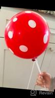 img 1 attached to 100Pcs Black And White Polka Dots Balloons 12Inch Large Polka Dot Latex Party Balloons For Wedding Birthday Party Festival Decoration Halloween Supplies review by Mike Wachtel