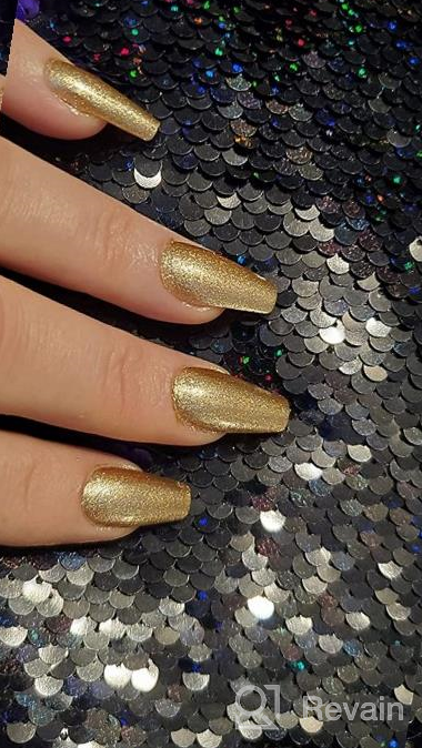 img 1 attached to 400Pcs Solid Color Long Ballerina Press On Nails By AddFavor Coffin - Glossy Design Full Cover Acrylic False Nail Tip Stick-On Nails For Women And Girls Nail Art Decor review by Jessie Vrbensky