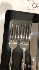img 2 attached to Fortessa Royal Pacific Slotted Spoon: Durable Stainless Steel, 10-Inch Length