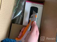 img 1 attached to Heavy-Duty Utility Knife With Zinc Alloy Body, Rubber Grip Handle & Retractable 3 Position - Plus Extra 5 Blades Refills And Safe Box Cutter Design By WORKLION review by Anthony Mangum