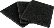 grill cleaning pad - scrubx 3105 griddle, black, bulk case of 60 for efficient cleaning logo