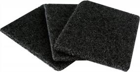 img 3 attached to Grill Cleaning Pad - ScrubX 3105 Griddle, Black, Bulk Case Of 60 For Efficient Cleaning