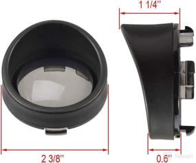 img 3 attached to PBYMT 4Pcs Smoke Turn Signal Lens Cover 2&#34