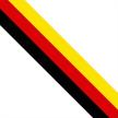 lzlrun 3inches x 118inches germany flag stripe decal sticker stripes rally side hood racing motorsport vinyl decal sticker strip bumper engine cover logo