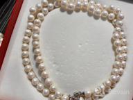 img 1 attached to Stunning Freshwater Pearl Strand Necklace: All Shapes, Sizes And Clasp For Women'S Jewelry Collection review by Abdy Traini