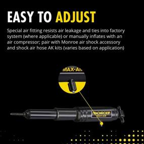 img 1 attached to Enhance Ride Quality with Monroe MA815 Max-Air Adjustable Shock Absorber - Shop Now!