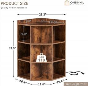 img 3 attached to Maximize Storage Space With The Oneinmil Corner Cabinet - The Ultimate Multipurpose Solution For Small Spaces!