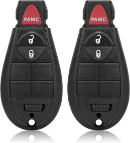 img 4 attached to 🔑 Dodge Ram Key Fob Replacement - Fits Ram 1500 2013-2021, Ram 2500 3500 4500 5500 2013-2018 - 3 Button Keyless Entry Remote Control with FCC ID GQ4-53T 56046953AE (433MHZ)