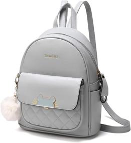 img 4 attached to Zeneller Backpack Leather Bookbag Satchel Women's Handbags & Wallets ~ Satchels