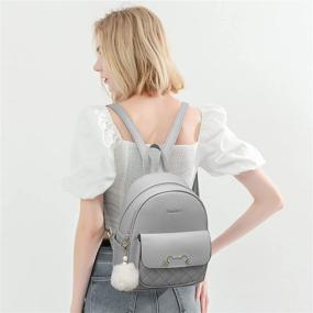 img 3 attached to Zeneller Backpack Leather Bookbag Satchel Women's Handbags & Wallets ~ Satchels