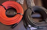 img 1 attached to 100FT Solar Extension Cable Kit - 12AWG Male To Female Connectors & Adapter Tool For Solar Panel Wire With MC4 Extension, GearIT 100Ft Black/Red review by Debbie Wells