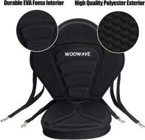 img 2 attached to Comfortable WOOWAVE Kayak Seat With Adjustable Backrest & Detachable Storage Bag - Perfect For Fishing!