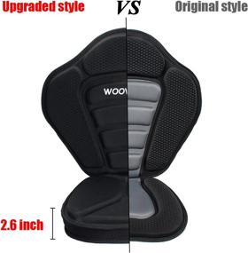 img 1 attached to Comfortable WOOWAVE Kayak Seat With Adjustable Backrest & Detachable Storage Bag - Perfect For Fishing!