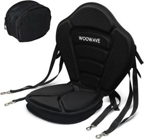 img 4 attached to Comfortable WOOWAVE Kayak Seat With Adjustable Backrest & Detachable Storage Bag - Perfect For Fishing!
