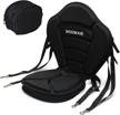 comfortable woowave kayak seat with adjustable backrest & detachable storage bag - perfect for fishing! logo