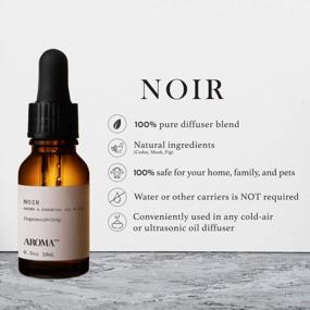 img 3 attached to Intense Aromatherapy With AromaTech Noir Scent Oil For Diffusers - 10Ml