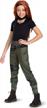 child's kim possible costume for classic fans logo