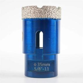 img 3 attached to Raizi 1-3/8 Inch Vacuum Brazed Diamond Core Drill Bit Diamond Hole Saw For Porcelain Tile Ceramic Granite Marble Stone Concrete