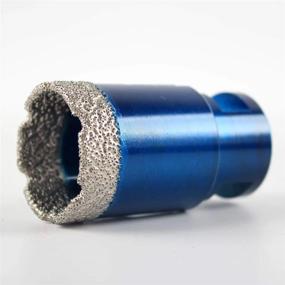 img 2 attached to Raizi 1-3/8 Inch Vacuum Brazed Diamond Core Drill Bit Diamond Hole Saw For Porcelain Tile Ceramic Granite Marble Stone Concrete