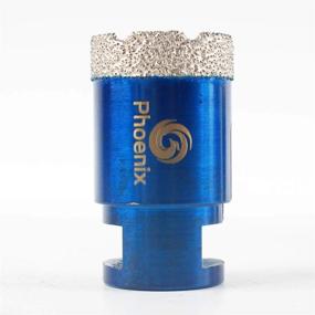 img 4 attached to Raizi 1-3/8 Inch Vacuum Brazed Diamond Core Drill Bit Diamond Hole Saw For Porcelain Tile Ceramic Granite Marble Stone Concrete