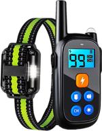 🐶 enhance dog training with 5 safe modes: rechargeable waterproof shock collar for dogs, remote range 2600ft - adjustable shock levels logo