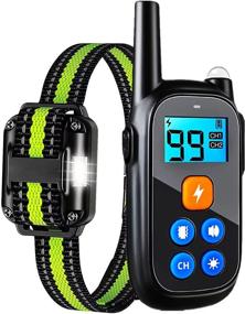 img 4 attached to 🐶 Enhance Dog Training with 5 Safe Modes: Rechargeable Waterproof Shock Collar for Dogs, Remote Range 2600Ft - Adjustable Shock Levels