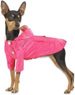 🌧️ premium esing dog raincoats: waterproof hooded rain coat for medium to x-large dogs логотип