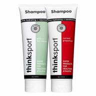 natural shampoo bundle for men & women: thinksport aloe & tea leaves, and currant & grapefruit shampoo (8oz each) - safe and gentle formula logo
