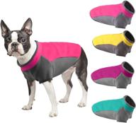 🐕 ackerpet stretch dog fleece vest: warm winter coat for small medium dogs (s, pink) logo