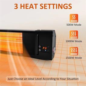 img 2 attached to Stay Warm And Cozy With TRUSTECH'S Efficient Garage Heater - Fast Heat, Timer, Overheat Protection, And Waterproof Design