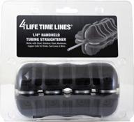 4lifetimelines handheld tubing straightener – 1/4 inch tube straightening tool for brake and fuel line – compatible with copper, stainless steel, steel, aluminum tubing – for bent and coiled tubing logo
