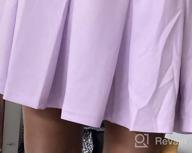 img 1 attached to Get Ready For Summer With Our Stylish High Waisted Pleated Skirts For Women And Girls With Cute Mini A-Line Skirt, Tennis Skorts, And Shorts Pockets! review by Chris Hayes