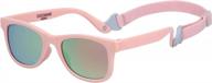 protect your little one's eyes with cocosand baby sunglasses: square frame, strap and uv400 protection for baby girls 0-24 months логотип