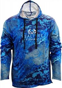 img 4 attached to Men'S Fishing Camo Performance Tech Hoodie - Staghorn Brand For Maximum Comfort & Durability