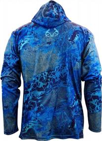 img 2 attached to Men'S Fishing Camo Performance Tech Hoodie - Staghorn Brand For Maximum Comfort & Durability